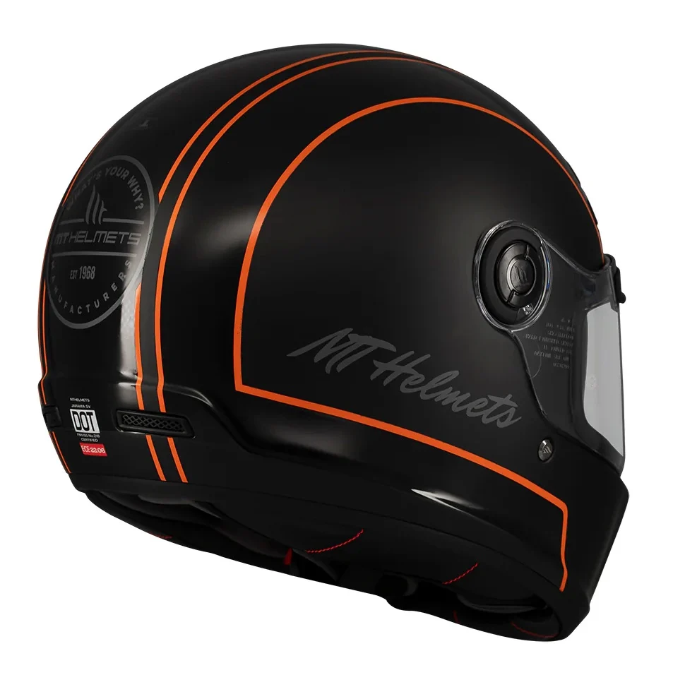 Casca integrala MT Jarama SV Wild B1 negru mat - model Retro - Cafe Racer (ochelari soare integrati) - tip viziera: MT-V-32 [2]