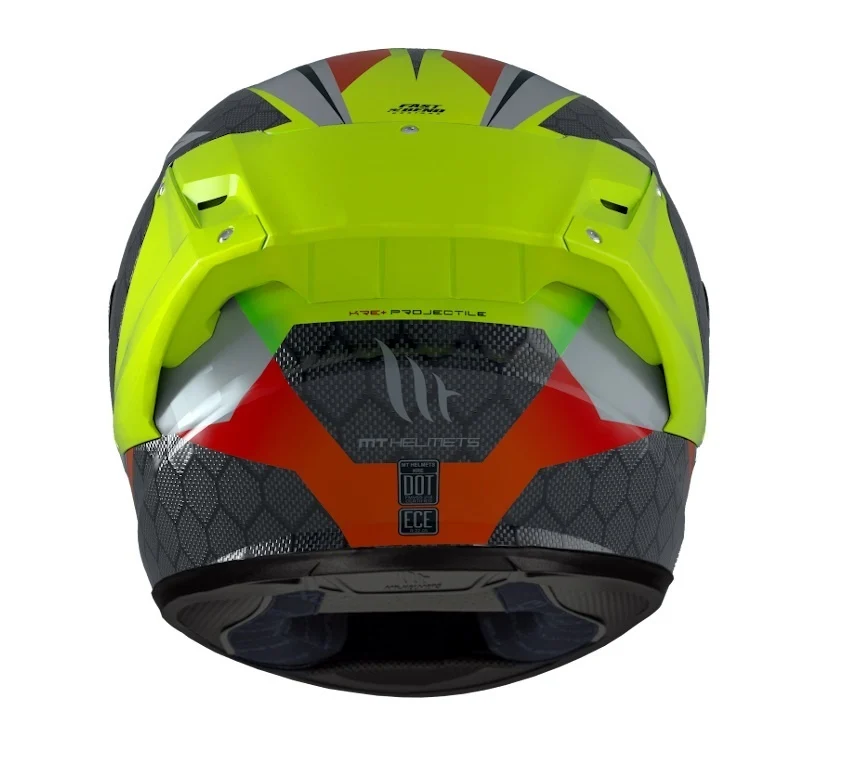Casca integrala MT KRE+ Carbon Projectile D2 gri lucios - 100% carbon - FIM approved [8]