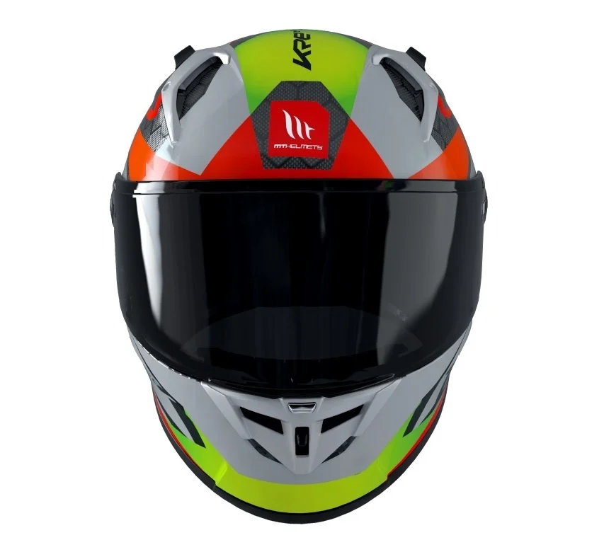Casca integrala MT KRE+ Carbon Projectile D2 gri lucios - 100% carbon - FIM approved [6]