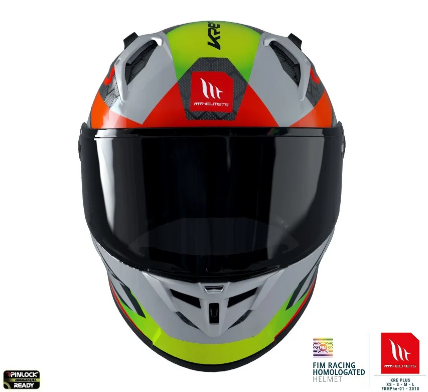 Casca integrala MT KRE+ Carbon Projectile D2 gri lucios - 100% carbon - FIM approved [2]