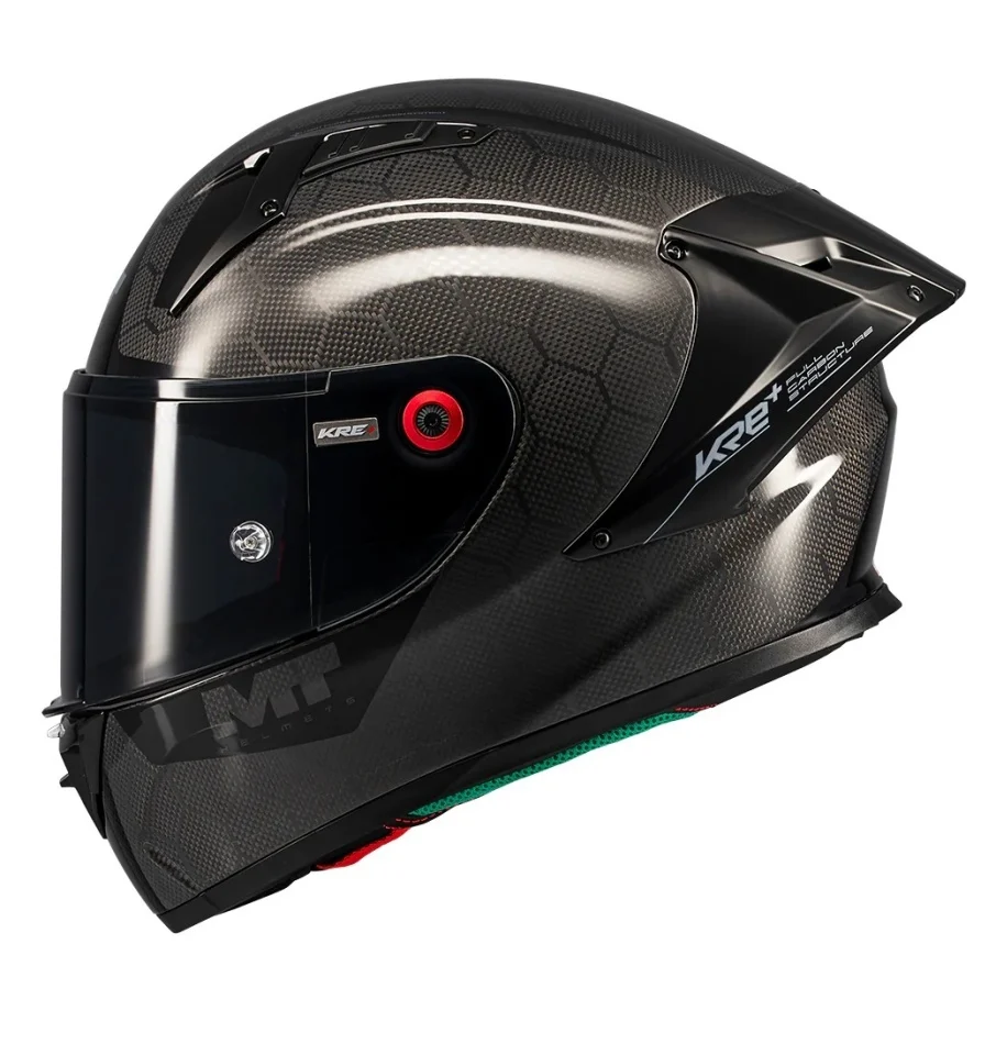 Casca integrala MT KRE+ S Pure Carbon A1 negru lucios - 100% carbon - FIM approved - omologare noua ECE 22.06 [3]