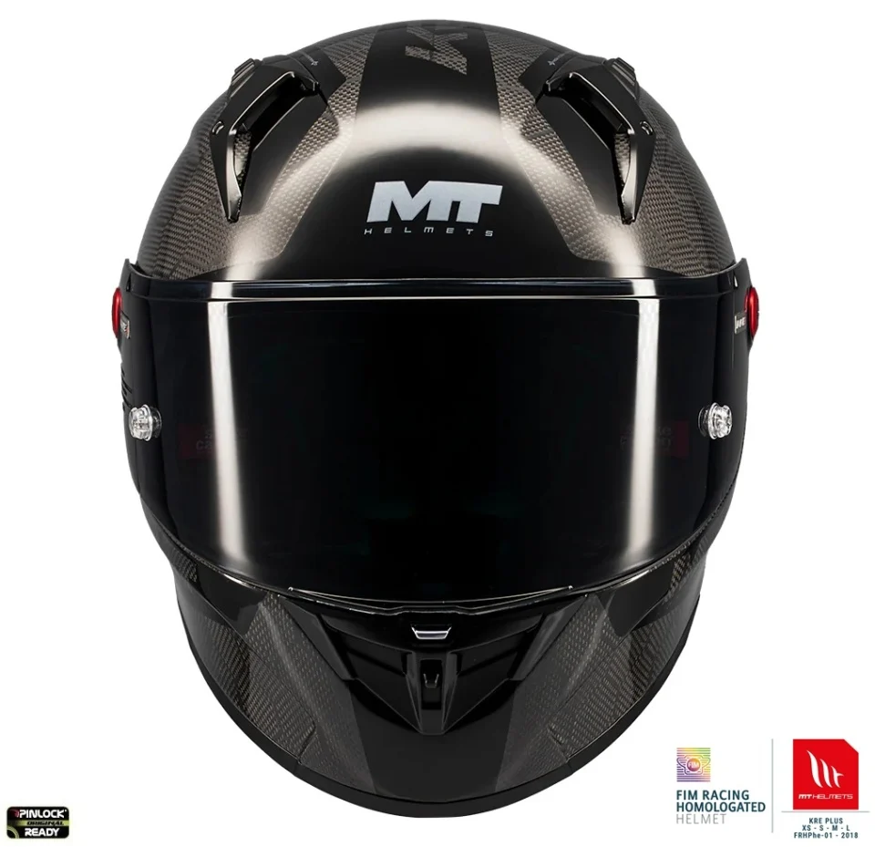 Casca integrala MT KRE+ S Pure Carbon A1 negru lucios - 100% carbon - FIM approved - omologare noua ECE 22.06 [7]
