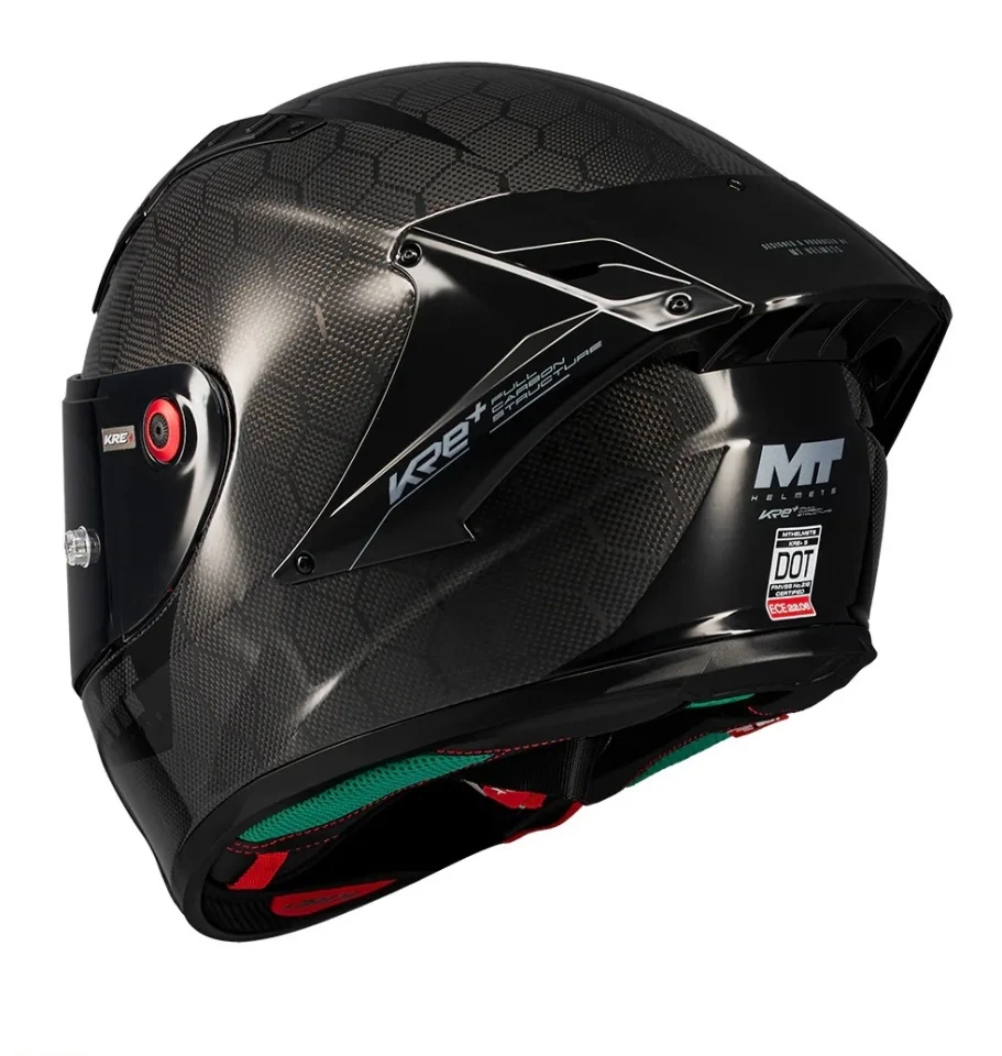 Casca integrala MT KRE+ S Pure Carbon A1 negru lucios - 100% carbon - FIM approved - omologare noua ECE 22.06 [4]