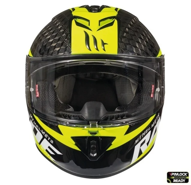Casca integrala MT Rapide Pro Carbon Kids C3 galben lucios - 100% carbon - casca de copii [3]