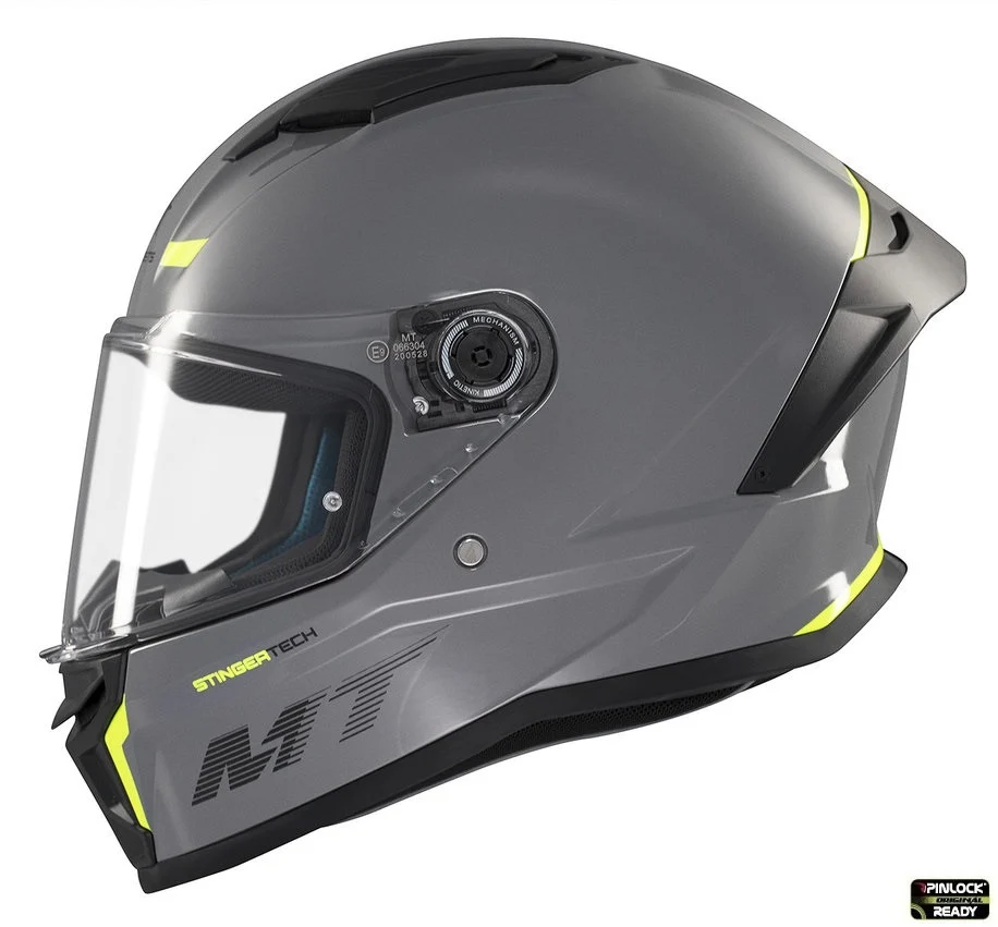 Casca integrala MT Stinger 2 A12 gri lucios - tip viziera: MT-V-28B [2]
