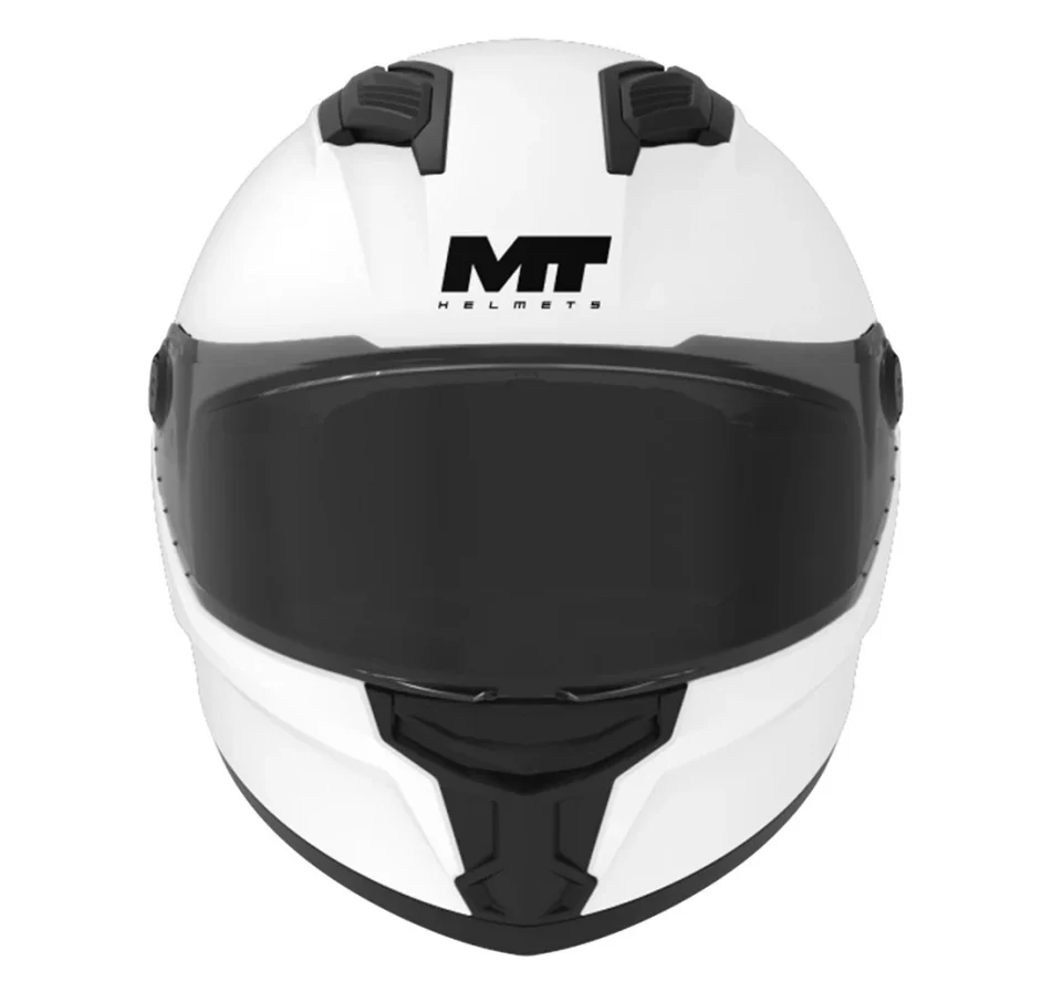 Casca integrala MT Stinger 2 Kids Pure A0 alb lucios - tip viziera: MT-V-28B - casca de copii [6]