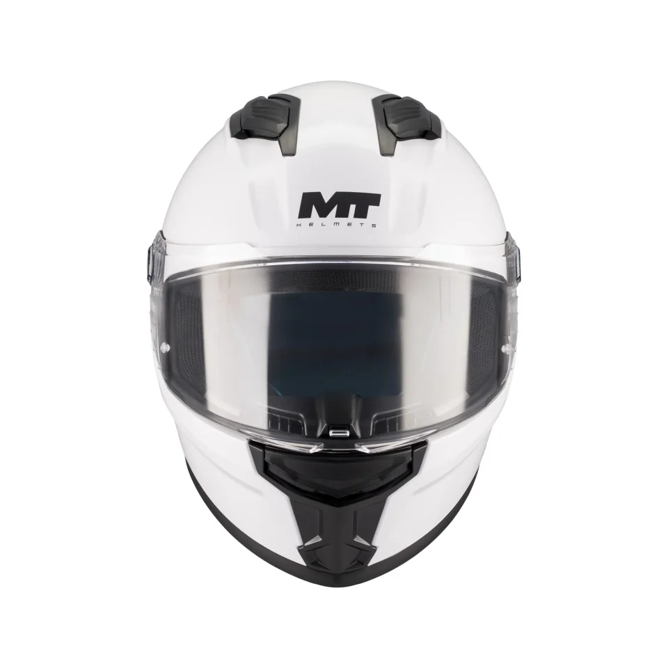 Casca integrala MT Stinger 2 Kids Pure A0 alb lucios - tip viziera: MT-V-28B - casca de copii [3]