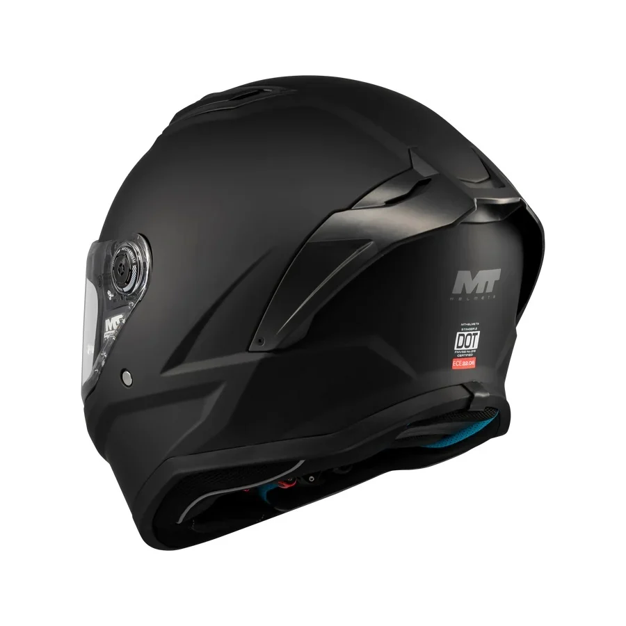Casca integrala MT Stinger 2 Kids Pure A1 negru mat - tip viziera: MT-V-28B - casca de copii [4]