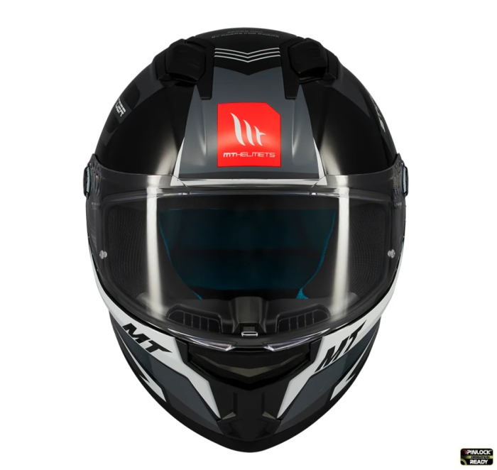 Casca integrala MT Stinger 2 Tron B12 negru/gri lucios - tip viziera: MT-V-28B [6]
