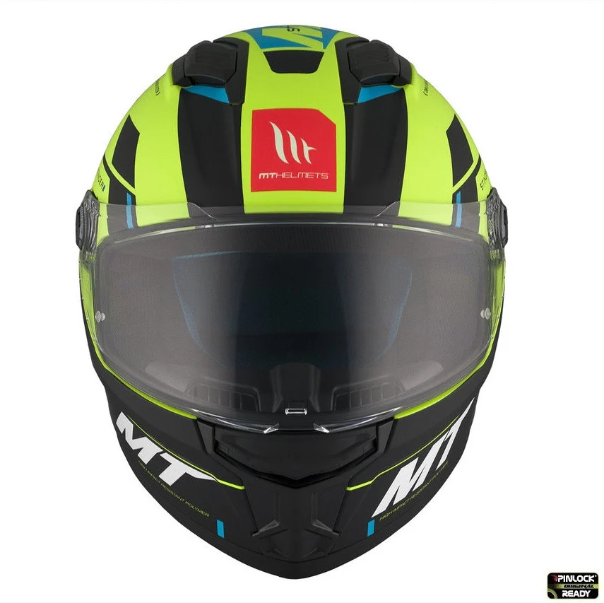 Casca integrala MT Stinger 2 Zivze C3 galben fluor mat - tip viziera: MT-V-28B [7]