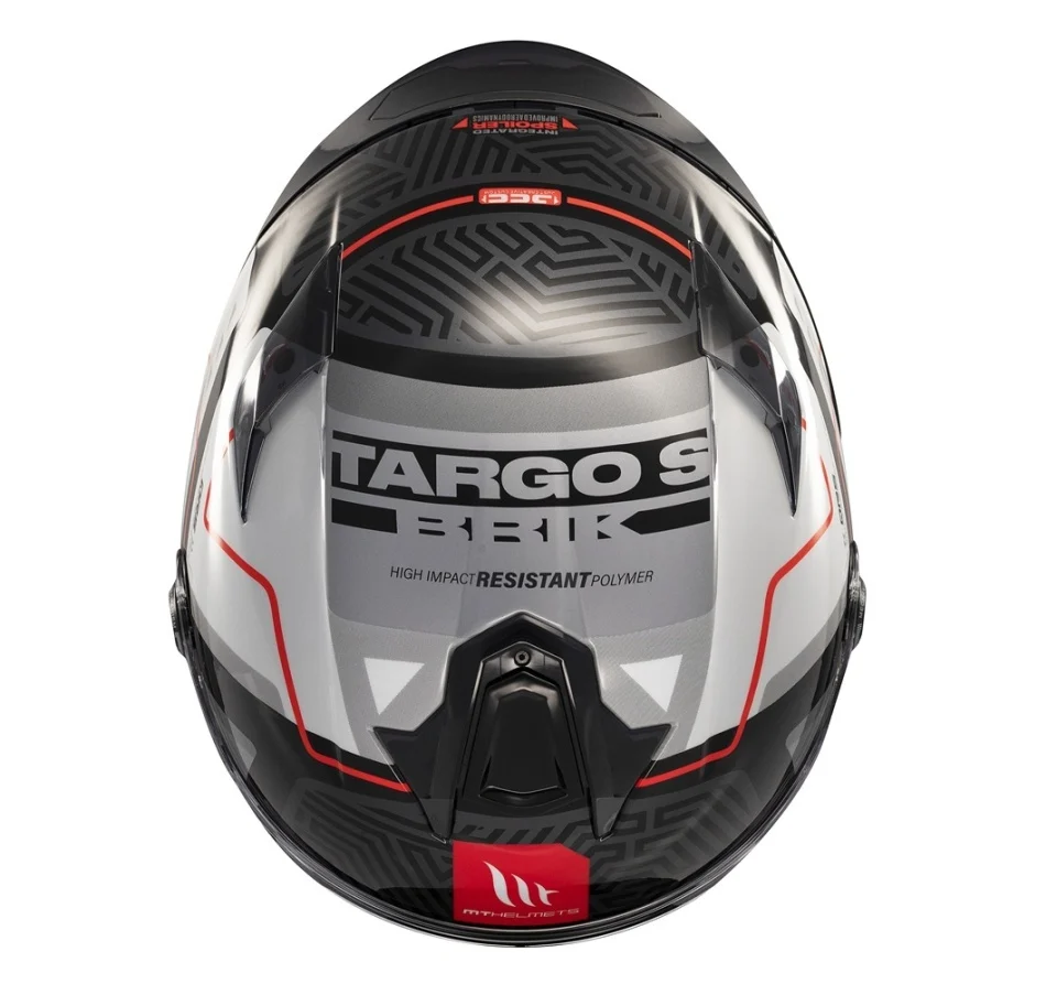 Casca integrala MT Targo S Brik C0 gri lucios - omologare noua ECE 22.06 - tip viziera: MT-V-14B [5]