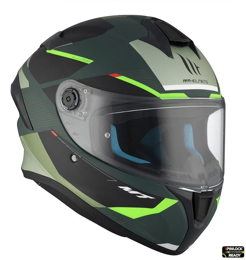 Casca integrala MT Targo S Kay C6 verde mat - omologare noua ECE 22.06 - tip viziera: MT-V-14B [2]