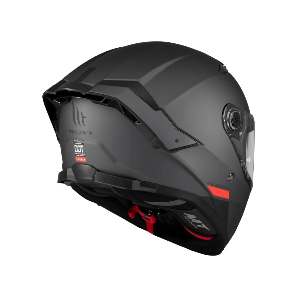 Casca integrala MT Thunder 4 SV A12 gri mat (ochelari soare integrati) [4]