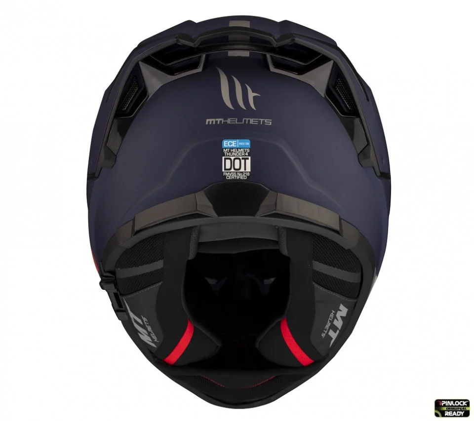 Casca integrala MT Thunder 4 SV A7 albastru mat (ochelari soare integrati) - tip viziera MT-V-28B [4]