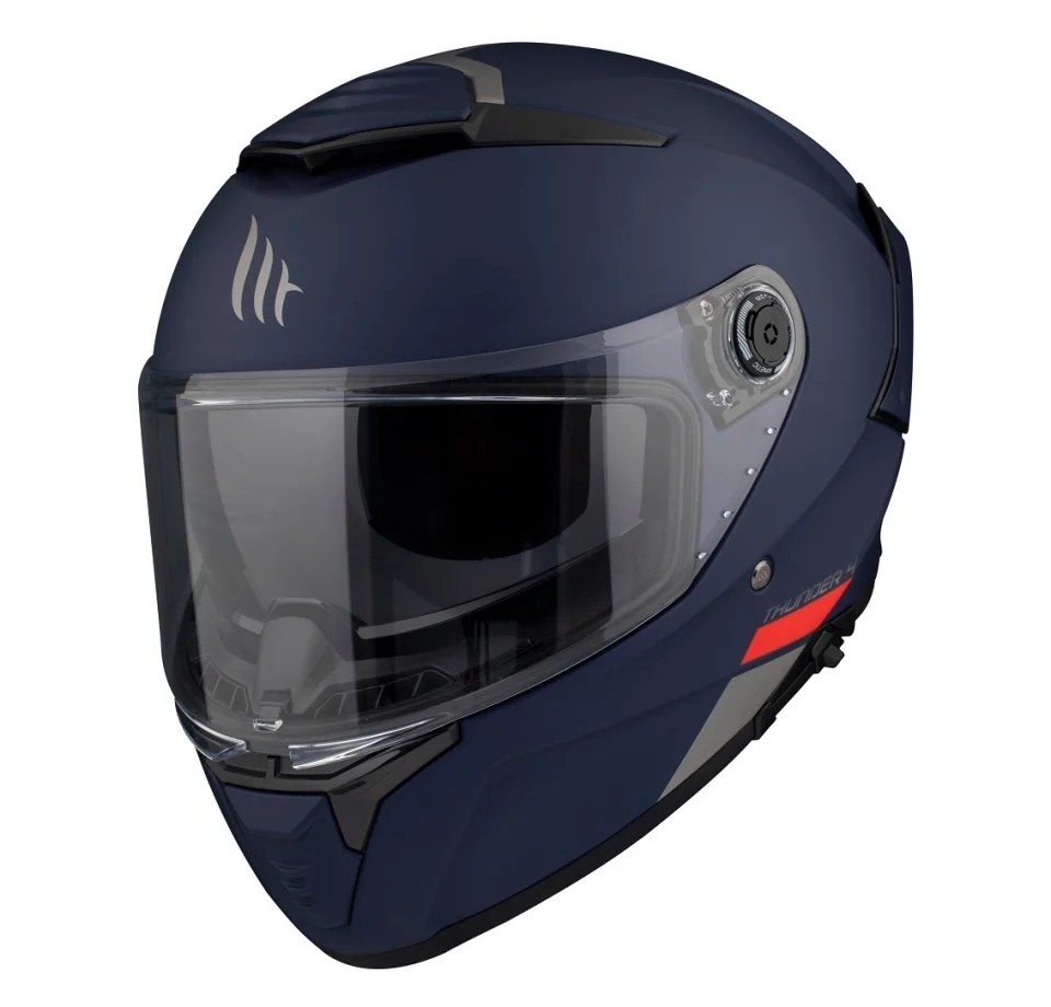 Casca integrala MT Thunder 4 SV A7 albastru mat (ochelari soare integrati) - tip viziera MT-V-28B [7]