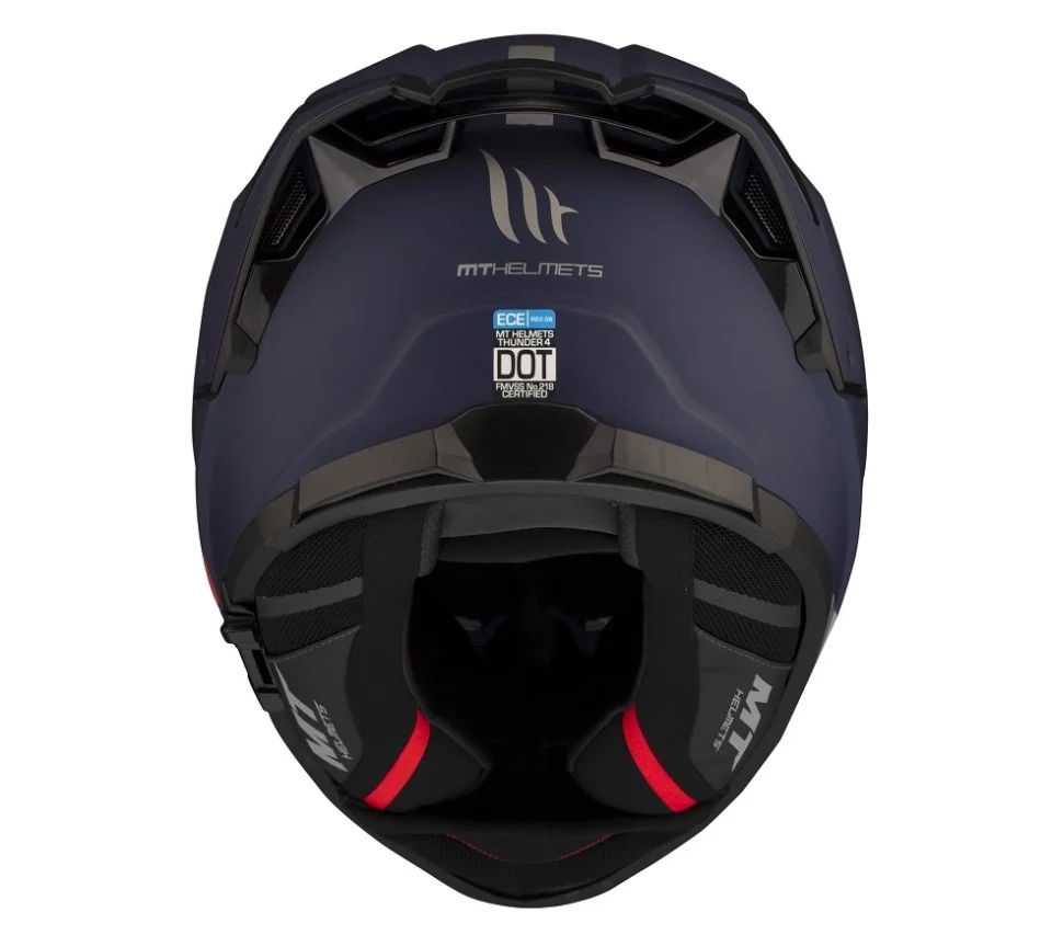 Casca integrala MT Thunder 4 SV A7 albastru mat (ochelari soare integrati) - tip viziera MT-V-28B [8]