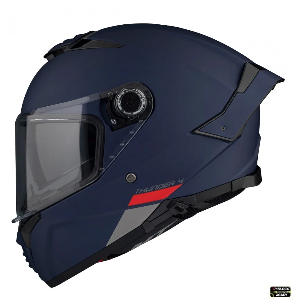Casca integrala MT Thunder 4 SV A7 albastru mat (ochelari soare integrati) - tip viziera MT-V-28B [6]