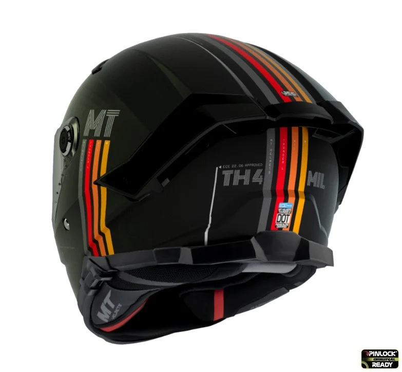 Casca integrala MT Thunder 4 SV MIL A11 negru mat (ochelari soare integrati) - tip viziera MT-V-28B [3]