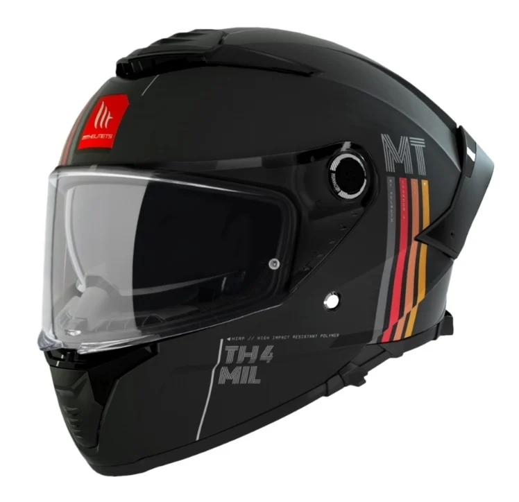 Casca integrala MT Thunder 4 SV MIL A11 negru mat (ochelari soare integrati) - tip viziera MT-V-28B [7]