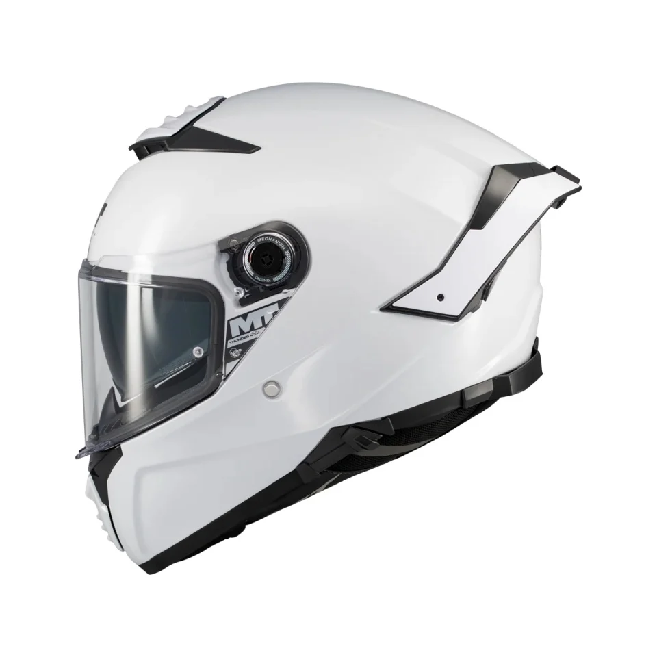 Casca integrala MT Thunder 4 SV Pure A0 alb lucios (ochelari soare integrati) [2]