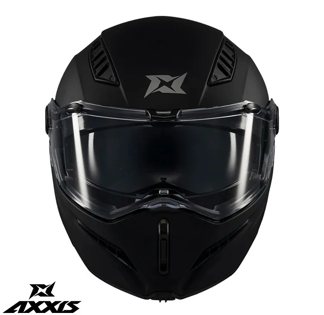 Casca modulabila (flip-up) Axxis GhostFighter SV A1 negru mat (ochelari soare integrati) – tip viziera: MT-V-36 [5]