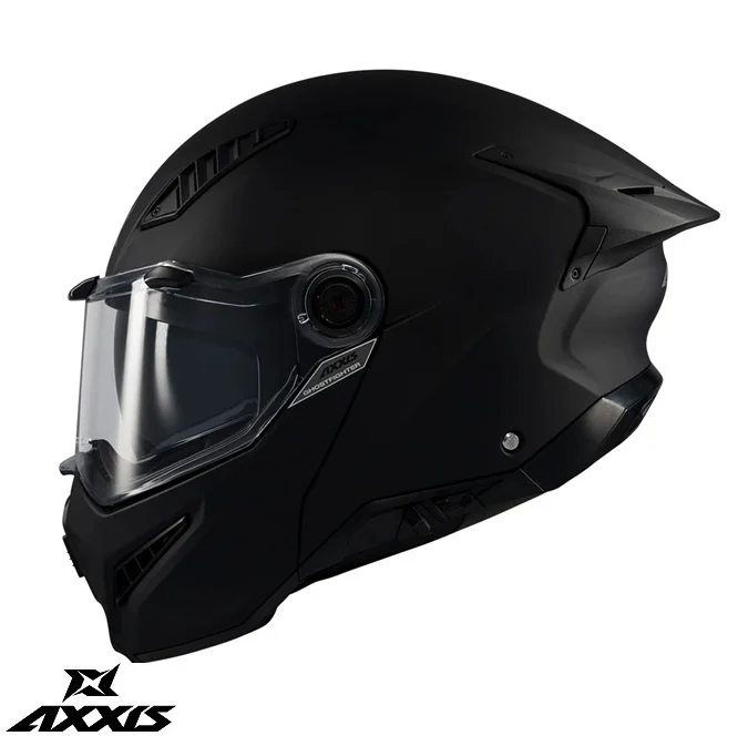 Casca modulabila (flip-up) Axxis GhostFighter SV A1 negru mat (ochelari soare integrati) – tip viziera: MT-V-36 [3]
