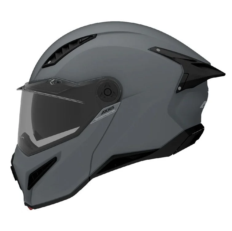 Casca modulabila (flip-up) Axxis GhostFighter SV A12 titanium mat (ochelari soare integrati) – tip viziera: MT-V-36 [3]