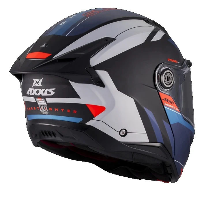 Casca modulabila (flip-up) Axxis GhostFighter SV Sleek B7 albastru mat (ochelari soare integrati) Pinlock Ready – tip viziera: MT-V-36 [5]
