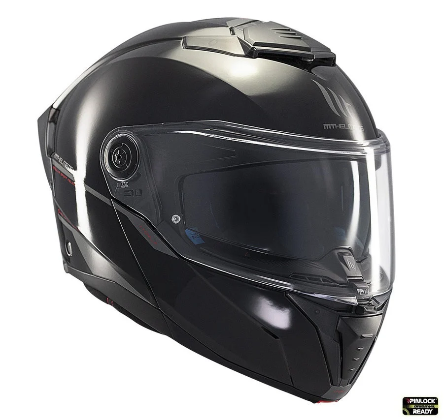 Casca modulabila MT Atom 2 SV A1 negru lucios (ochelari soare integrati) Pinlock Ready - tip viziera: MT-V-35 [3]