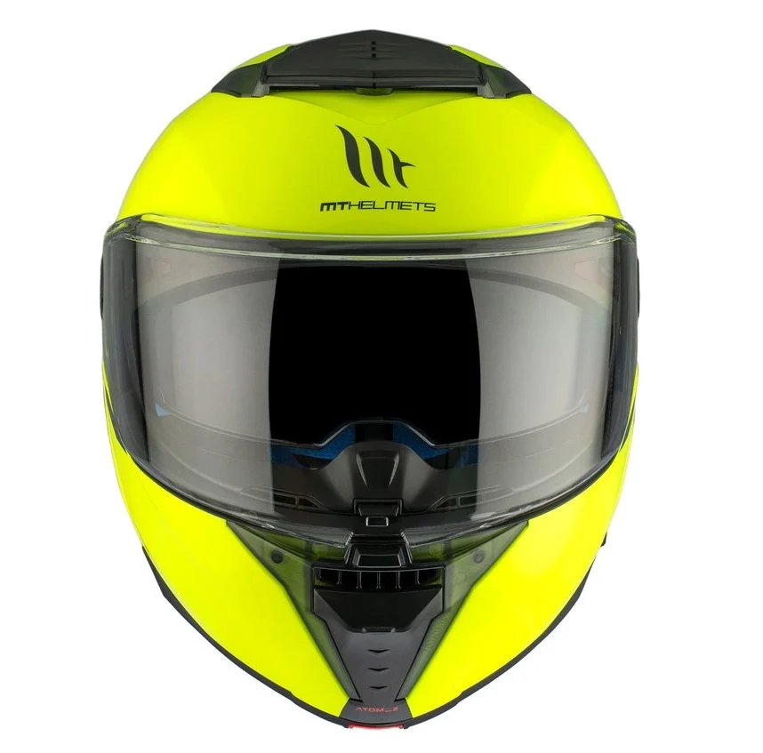 Casca modulabila MT Atom 2 SV A3 galben fluor lucios (ochelari soare integrati) Pinlock Ready - tip viziera: MT-V-35 [4]
