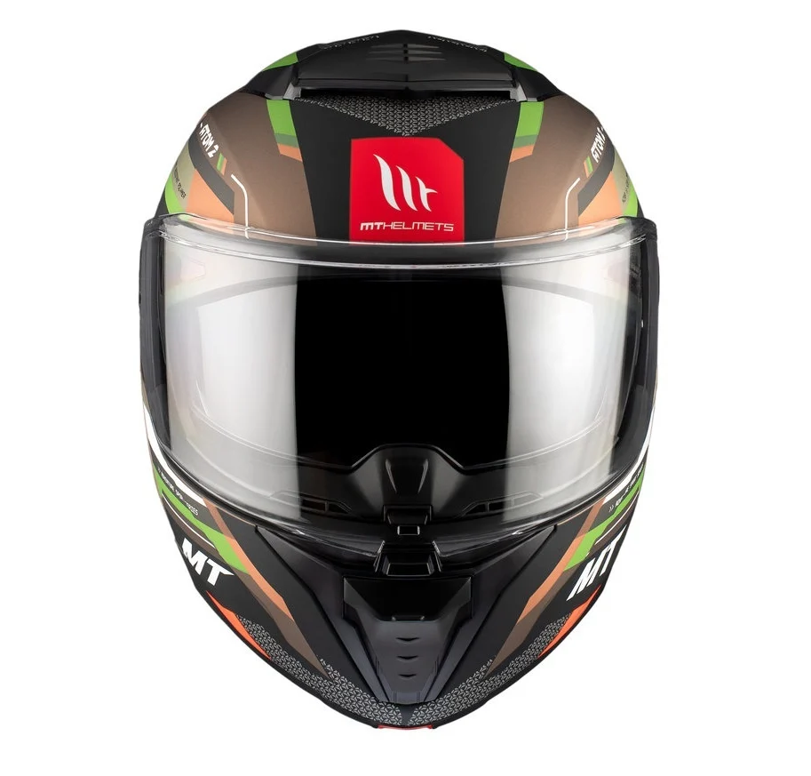 Casca modulabila MT Atom 2 SV Bast A6 military (maro/verde mat) (ochelari soare integrati) Pinlock Ready - tip viziera: MT-V-35 [5]