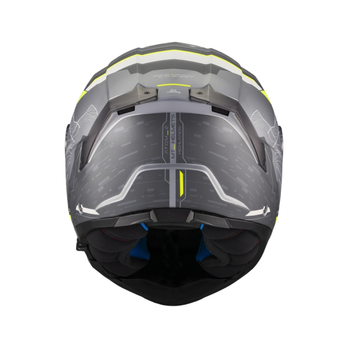Casca modulabila MT Atom 2 SV Highlands E2 gri mat (ochelari soare integrati) Pinlock Ready - tip viziera: MT-V-35 [4]