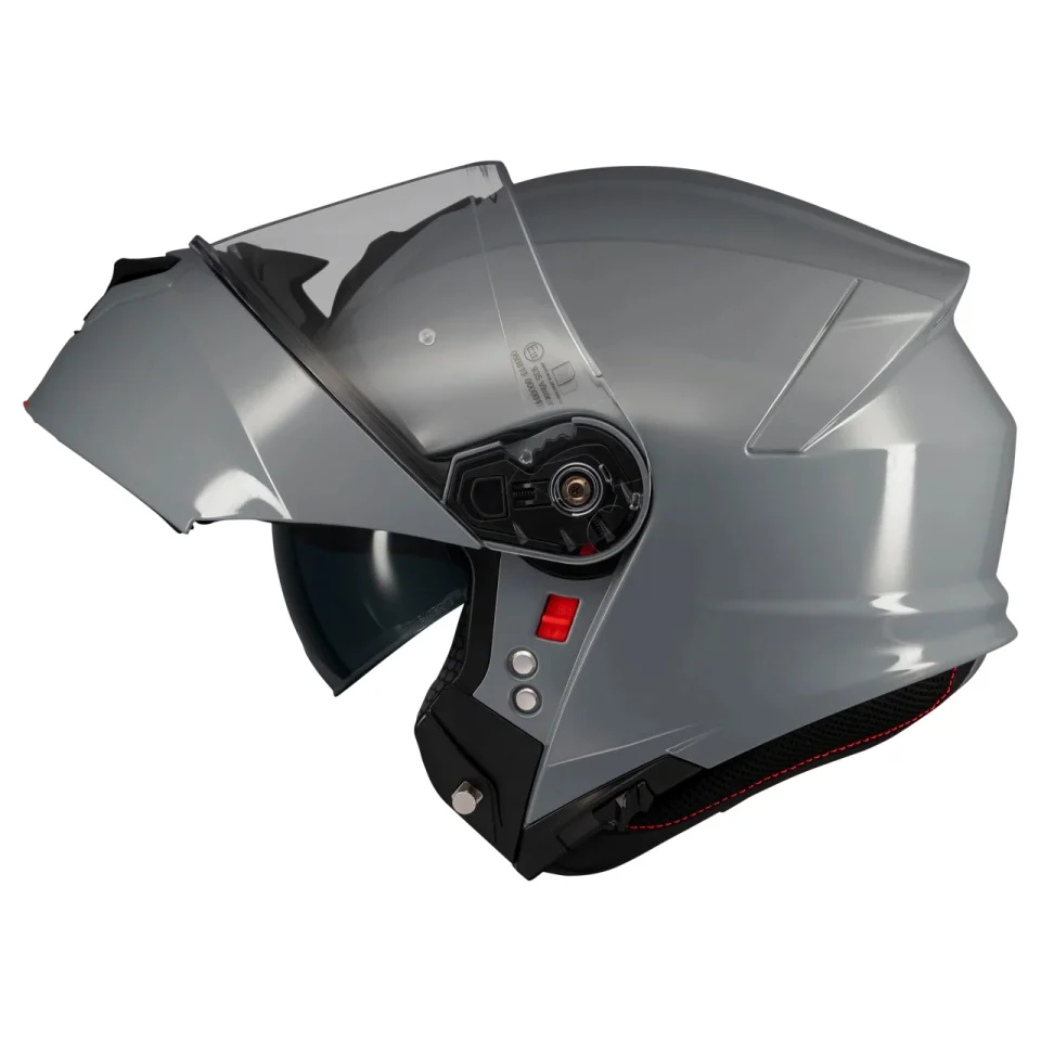 Casca modulabila MT Genesis SV Pure A12 gri lucios Pinlock ready - omologare noua ECE 22.06 - tip viziera: MT-V-25 [2]