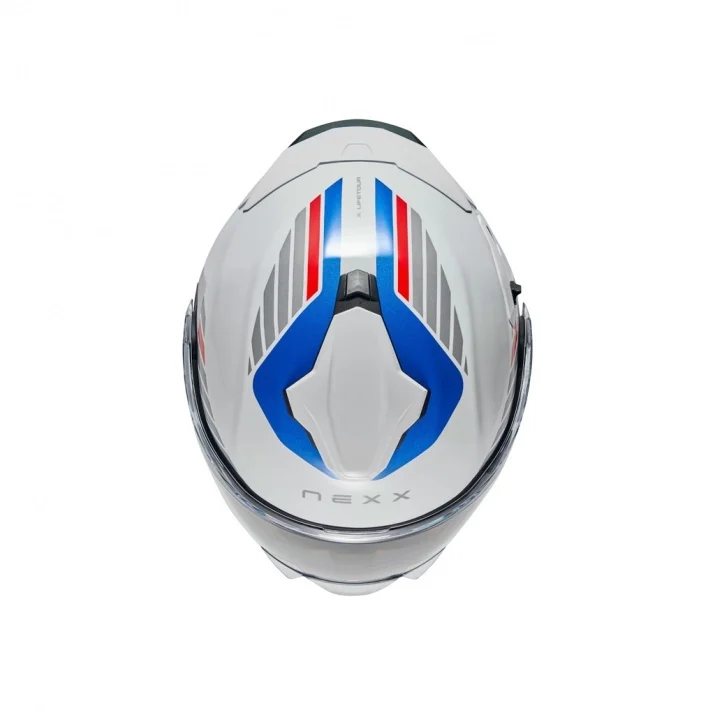 Casca moto NEXX X.Lifetour Globe White Blue (pinlock inclus) [4]