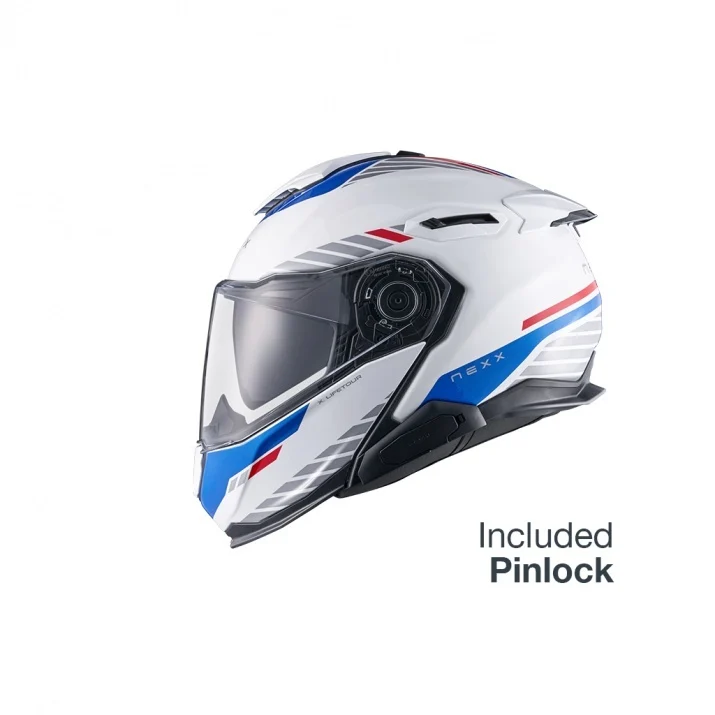Casca moto NEXX X.Lifetour Globe White Blue (pinlock inclus) [3]