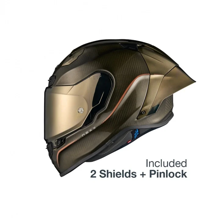 Casca moto NEXX X.R3R Hagibis Gold Carbon (pinlock inclus+viziera cadou) [2]