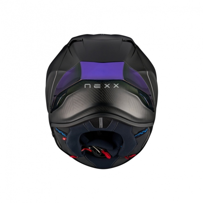 Casca moto NEXX X.R3R Zero Pro 2 Carbon Blue MT [4]