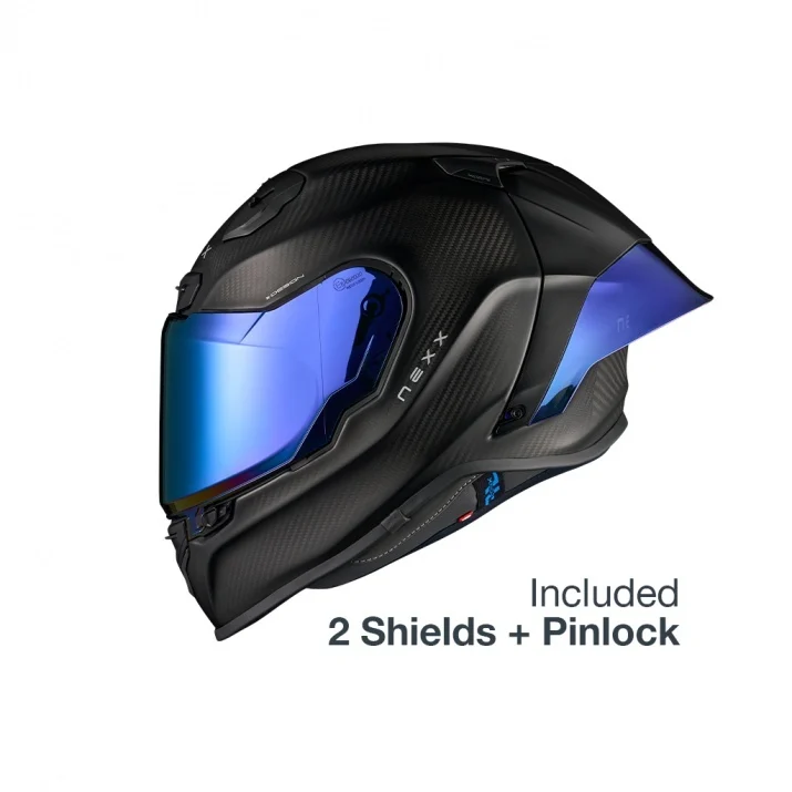 Casca moto NEXX X.R3R Zero Pro 2 Carbon Blue MT [2]