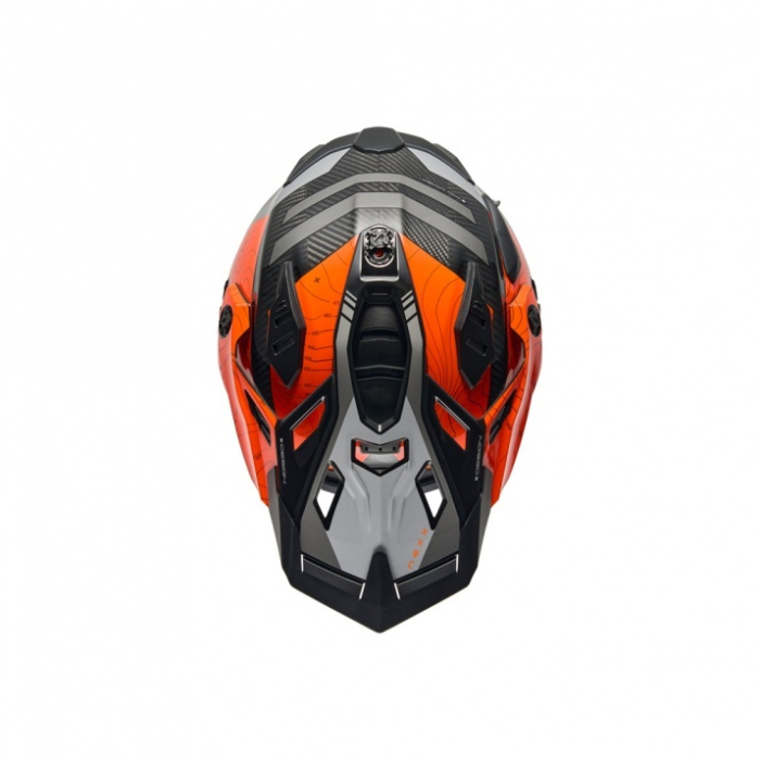 Casca moto NEXX X.WED3 Furka Orange Carbon (pinlock inclus) [4]