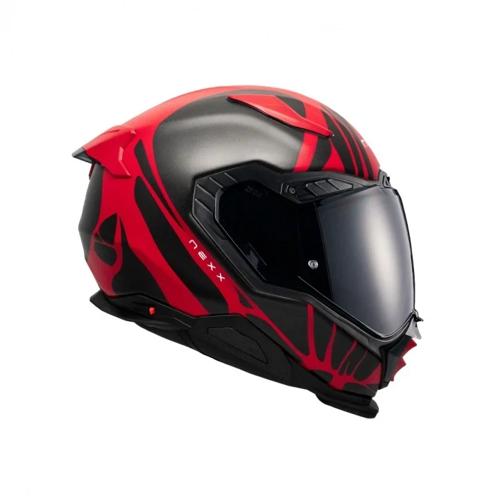 Casca moto NEXX X.WST3 B-Side Black/Red (pinlock inclus + viziera cadou) [3]
