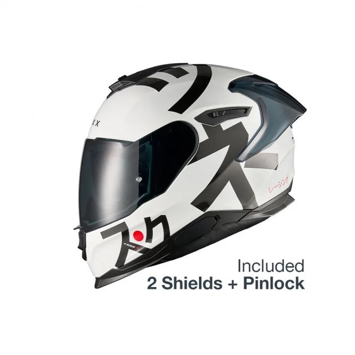 Casca moto NEXX Y.100R Nippon White (pinlock inclus + viziera cadou) 5/5 stele teste siguranta SHARP [2]
