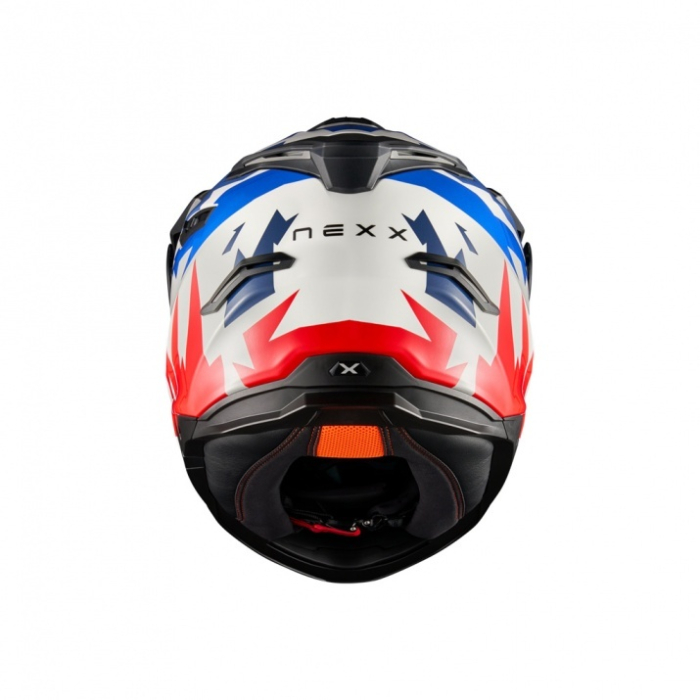 Casca moto NEXX Y.TRAVL Primal Blue Red (pinlock inclus + viziera cadou) [3]