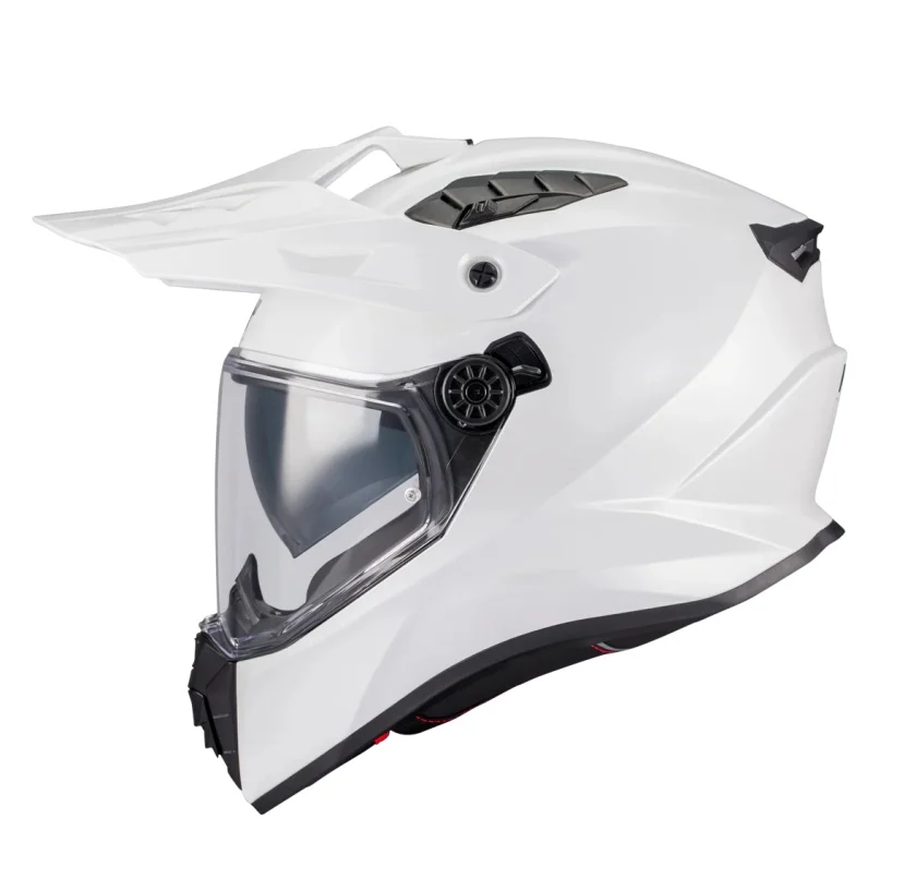 Casca touring/adventure MT model Track SV Pure A0 alb lucios – tip viziera: HS 12 [4]
