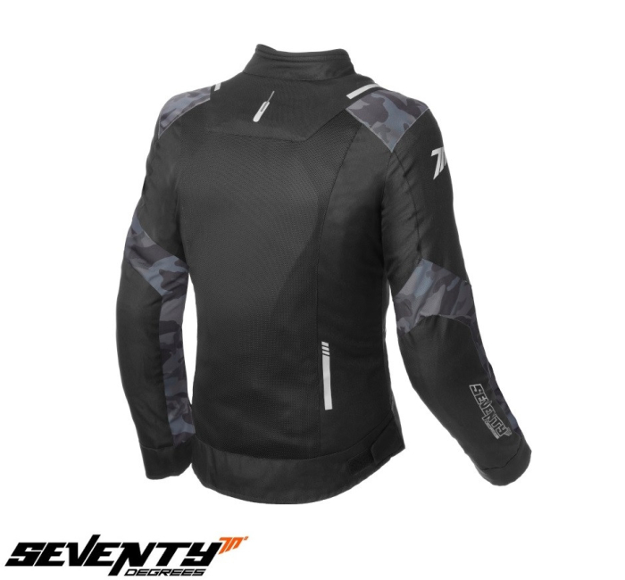 Geaca (jacheta) femei Racing vara Seventy model SD-JR54 culoare: negru/camuflaj [2]