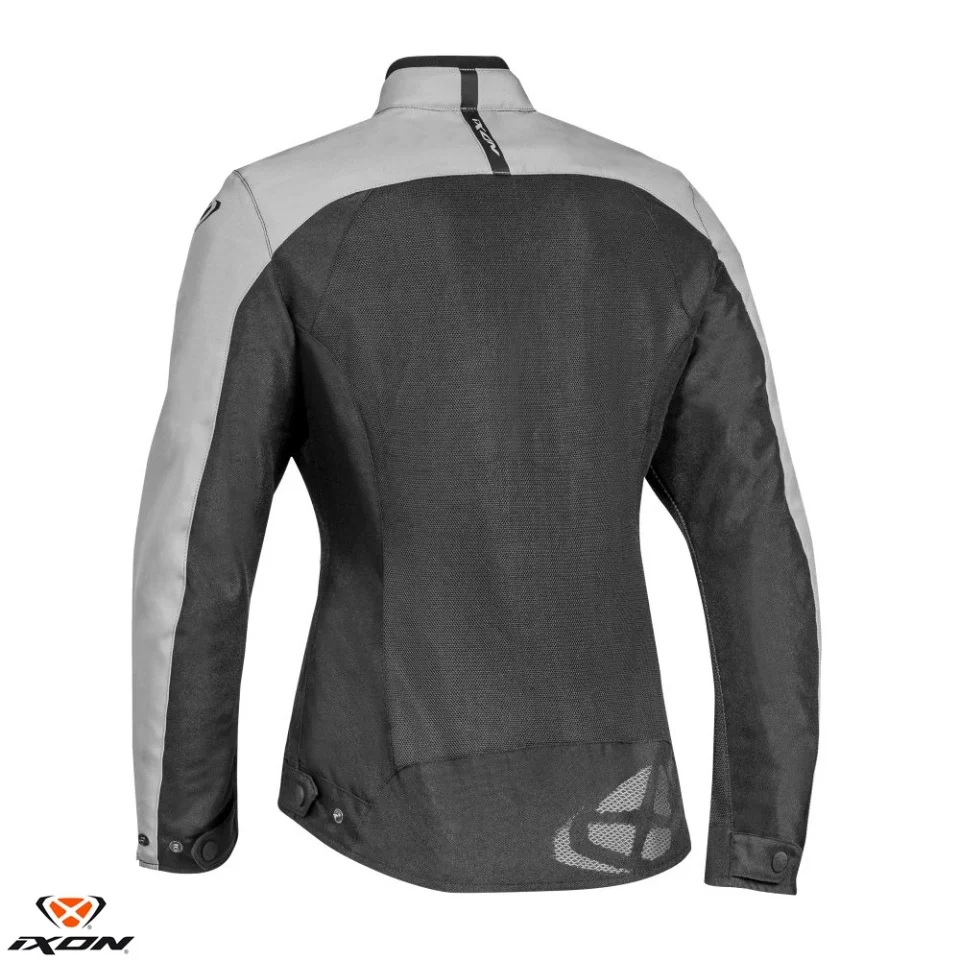 Geaca (jacheta) motociclete femei Racing/Roadster Ixon vara model Orion LS culoare: negru/gri [2]