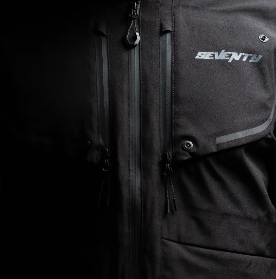 Geaca (jacheta) motociclete femei Touring/Adventure Seventy All season model SD-JT47 Expedition culoare: negru - concept modular (geaca laminata; waterproof si pe exterior) [4]