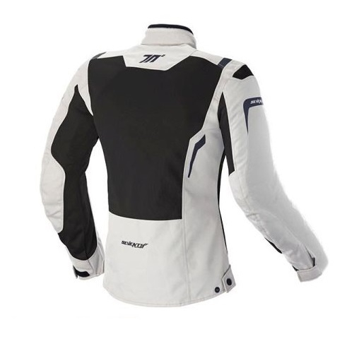 Geaca (jacheta) motociclete femei Touring Seventy vara model SD-JT46 culoare: alb ice/negru [4]