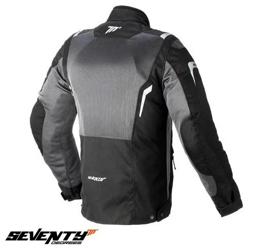 Geaca (jacheta) motociclete femei Touring Seventy vara model SD-JT46 culoare: negru/gri [2]