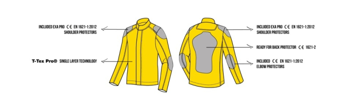 Geaca moto PMJ West T-Tex Pro Jeans AAA [6]