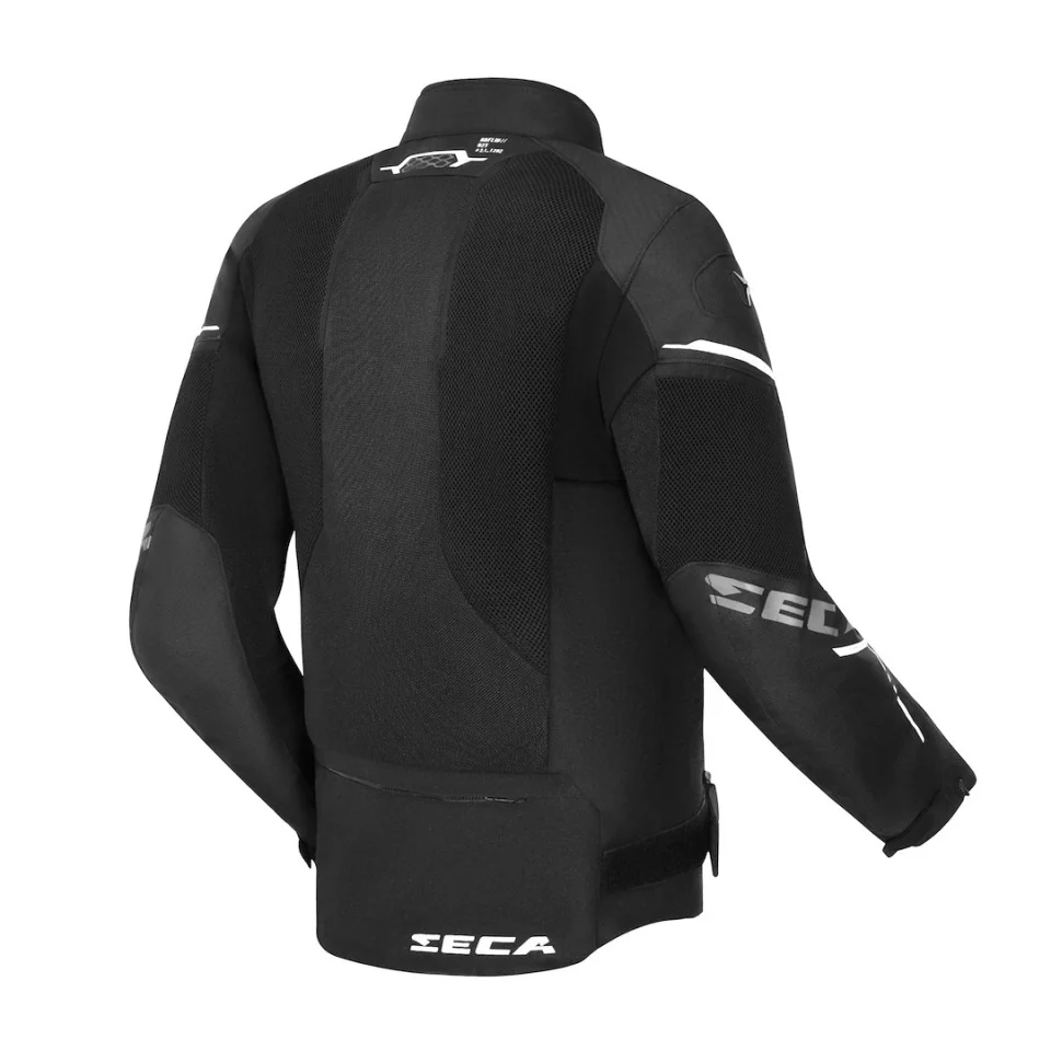 Geaca moto SECA Airflow III negru (protectie spate inclusa - Level 2) [2]